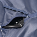 Sac à dos cordons réglables avec poche et bande réfléchissante couleur bleu roi vue détaillée 1