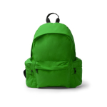 Sac à dos multi-usages en nylon recyclé avec poches, idéal pour PC 15” couleur vert deuxième vue