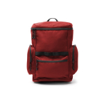 Sac à dos écologique avec ouverture supérieure et poche frontale 12” couleur rouge deuxième vue