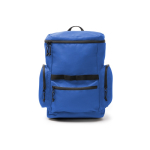 Sac à dos écologique avec ouverture supérieure et poche frontale 12” couleur bleu roi deuxième vue