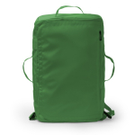 Sac à dos convertible de voyage en similicuir et polyester couleur vert foncé deuxième vue