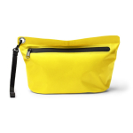Trousse étanche avec fermeture éclair imperméable et dragonne amovible couleur jaune deuxième vue