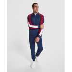 Pantalon de sport long unisexe avec poches 210 g/m² Roly Direct Urus couleur bleu marine vue détaillée 1