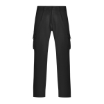 Pantalon en polyester unisexe multi-poches 140 g/m² Roly Direct Warmor couleur noir première vue d'usage