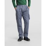 Pantalon en polyester unisexe multi-poches 140 g/m² Roly Direct Warmor couleur gris taupe première vue d'usage