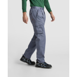 Pantalon en polyester unisexe multi-poches 140 g/m² Roly Direct Warmor couleur gris taupe troisième vue d'usage