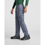 Pantalon en polyester unisexe multi-poches 140 g/m² Roly Direct Warmor couleur gris taupe cinquième vue d'usage