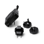 Batterie externe 3 en 1 à charge rapide sans fil 15 W 10 000 mAh couleur noir vue détaillée 7