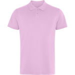 Polo unisexe piqué avec col à boutons 210 g/m² Roly Direct Wos couleur rose clair  première vue d'usage