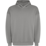 Sweat unisexe oversize avec capuche doublée 320 g/m² Roly Direct Otto couleur gris clair première vue d'usage
