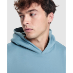 Sweat unisexe oversize avec capuche doublée 320 g/m² Roly Direct Otto couleur bleu gris vue détaillée 3