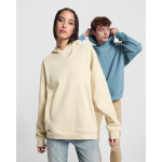 Sweat unisexe oversize avec capuche doublée 320 g/m² Roly Direct Otto couleur bleu gris vue détaillée 6