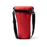 Glacière pour bouteille avec bandoulière et fermeture zippée 1 L couleur rouge deuxième vue
