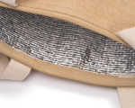 Sac isotherme en coton et jute avec intérieur isotherme 280 g/m² vue détaillée 4