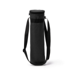 Housse isotherme pour bouteille avec sangle et fermeture éclair 1 L couleur noir mat deuxième vue