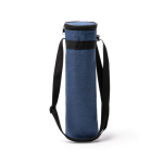 Housse isotherme pour bouteille avec sangle et fermeture éclair 1 L couleur bleu gris deuxième vue