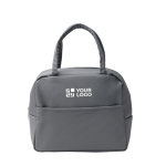 Glacière avec intérieur isotherme et poche frontale en similicuir 8 L vue principale