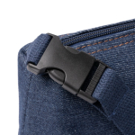 Glacière en tissu denim avec intérieur isotherme et anse à boucle couleur bleu jean vue détaillée 1