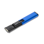 Outil multifonction ultra-plat en aluminium avec lampe 70 lumens couleur rouge première vue d'usage