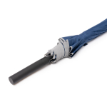 Parapluie automatique, bande réfléchissante et anti-retournement couleur bleu marine vue détaillée 2