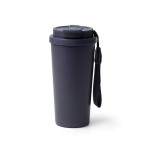 Mug isotherme en acier inoxydable avec couvercle anti-fuite 500 ml couleur bleu marine deuxième vue