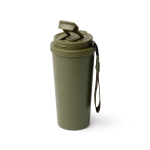 Mug isotherme en acier inoxydable avec couvercle anti-fuite 500 ml couleur vert foncé première vue d'usage