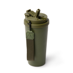 Mug isotherme en acier inoxydable avec couvercle anti-fuite 500 ml couleur vert foncé vue détaillée 3