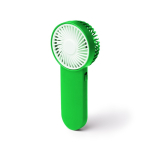 Ventilateur de main multicolore avec bouton latéral couleur noir première vue d'usage
