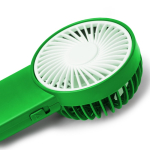 Ventilateur de main multicolore avec bouton latéral couleur noir vue détaillée 1