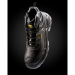 Chaussure de sécurité unisexe avec embout en fibre de verre Roly Iron couleur orange fluorescent vue détaillée 1