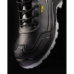 Chaussure de sécurité unisexe avec embout en fibre de verre Roly Iron couleur orange fluorescent vue détaillée 5