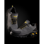 Chaussures imperméables avec embout renforcé et tissu cuir Roly Rock couleur jaune vue détaillée 3