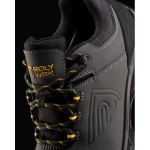 Chaussures imperméables avec embout renforcé et tissu cuir Roly Rock couleur jaune vue détaillée 5