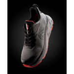 Chaussures unisexes respirantes, semelle caoutchouc souple Roly Onyx couleur rouge vue détaillée 1