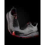 Chaussures unisexes respirantes, semelle caoutchouc souple Roly Onyx couleur rouge vue détaillée 3