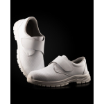 Chaussures de travail unisexes à velcro avec semelle antidérapante Roly Opal quatrième vue d'usage