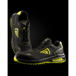 Chaussures de travail unisexes avec semelle double densité Roly Beryl couleur jaune fluorescent vue détaillée 3