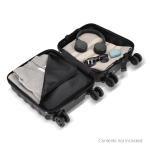 Valise cabine compacte avec support pour téléphone sur la poignée 14'' couleur noir cinquième vue