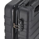 Valise cabine compacte avec support pour téléphone sur la poignée 14'' couleur noir sixième vue