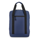Sac à dos pour ordinateur en RPET avec bandes réfléchissantes 15,6'' couleur bleu foncé