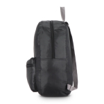 Sac à dos pliable léger avec poche avant et filet latéral 16 L couleur noir septième vue