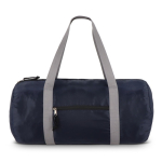 Sac de sport pliable avec poche avant et capacité de 20 L couleur bleu foncé