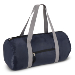 Sac de sport pliable avec poche avant et capacité de 20 L couleur bleu foncé troisième vue