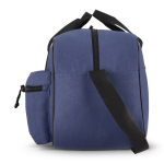 Sac de sport en PET recyclé avec double poche frontale 25 L couleur bleu foncé sixième vue