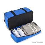 Sac de sport ou de voyage en polyester recyclé 50 L couleur bleu sixième vue