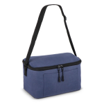 Sac isotherme portable avec sangle réglable, capacité de 5 L couleur bleu foncé troisième vue