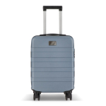 Valise cabine 18 pouces avec 4 roues pivotantes et support téléphone couleur gris