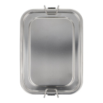 Boîte repas en acier inoxydable avec couvercle hermétique anti-fuite couleur argenté cinquième vue
