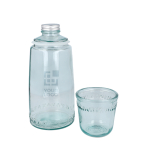 Carafe avec bouchon métallique et verre assorti 1 L vue principale