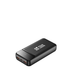 Batterie externe compacte avec charge rapide et écran LED 20 000 mAh vue principale